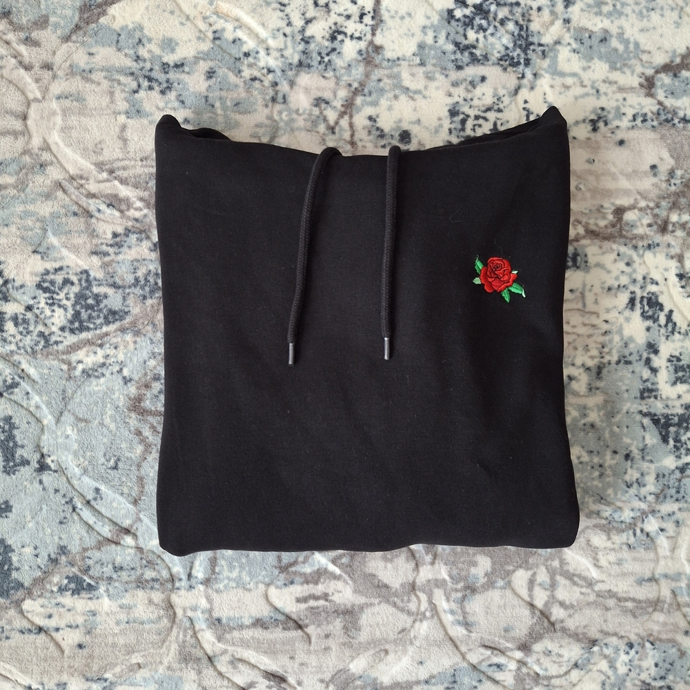 H&M Black Divided Hoodie
